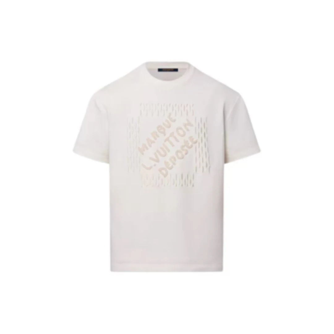 全新未使用 LouisVuitton/路易威登 菲董白串珠短袖/全尺码/9888