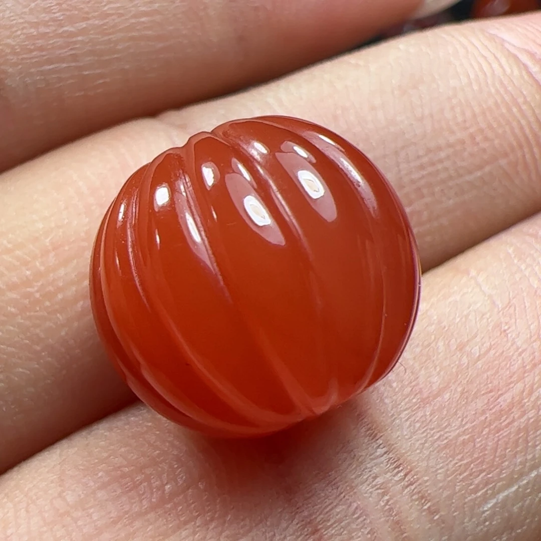 南红玛瑙珠子未镶嵌
