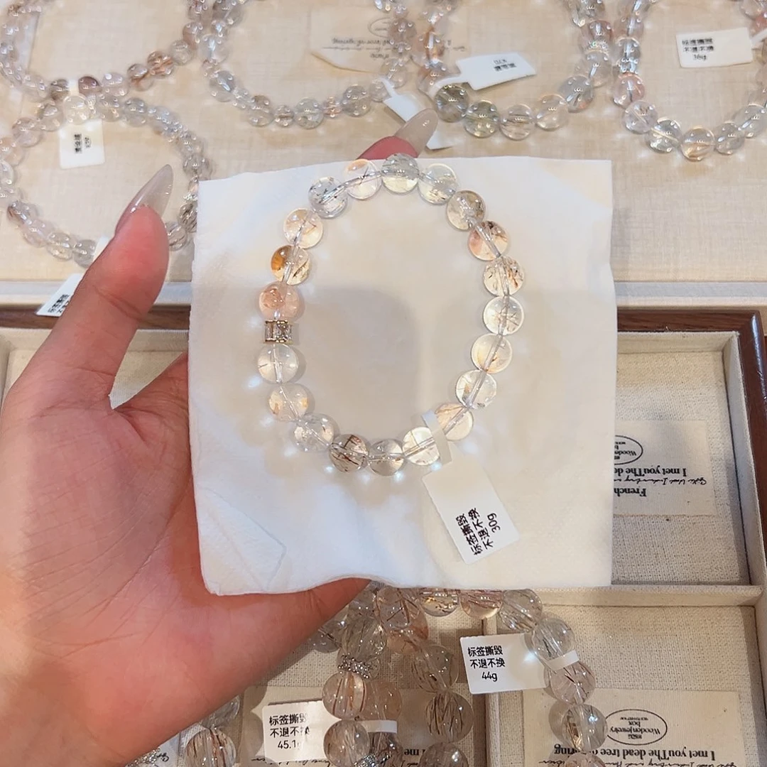 水晶手链未镶嵌六***六48小时鉴赏
