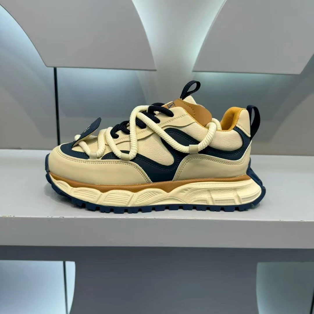 鞋休闲厚底运动复古秋季AJEKKE男模同款国潮阿甘鞋时尚休闲鞋男士