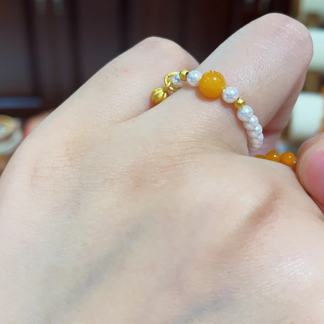 蜜蜡手链未镶嵌手串