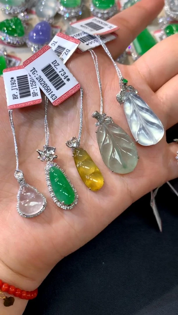 【彩虹盘】翡翠-18K金-多样性发一件-XY-FD04|CXQ21