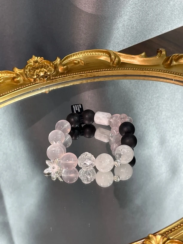 W8043-【慕子】降真香白水雪花手串