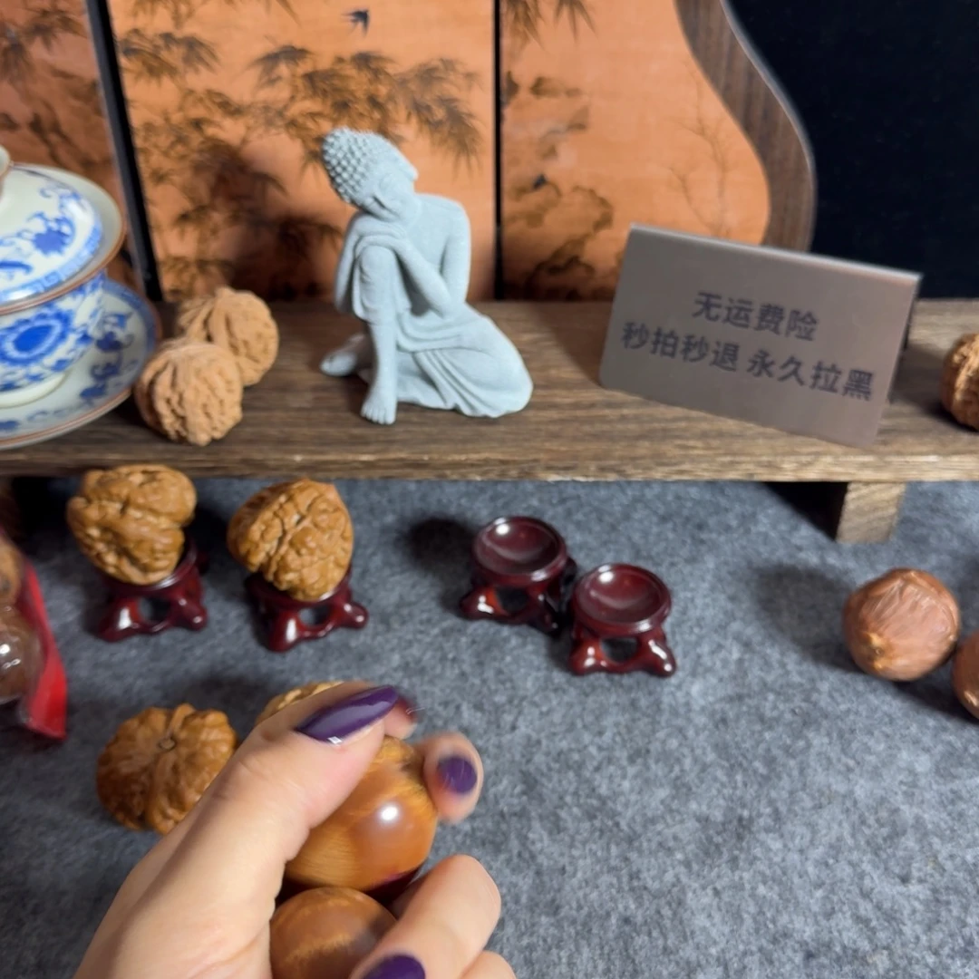 好****雕刻手把件橄榄核
