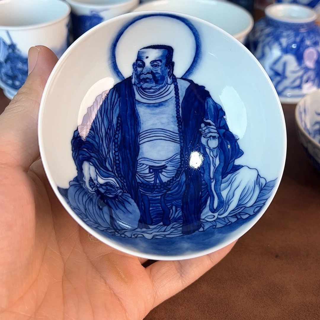 杯哈****。景德镇全手工手绘陶瓷