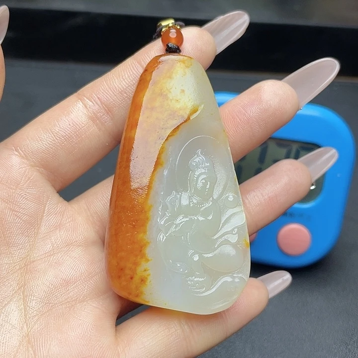 和田玉挂件未镶嵌有****1T