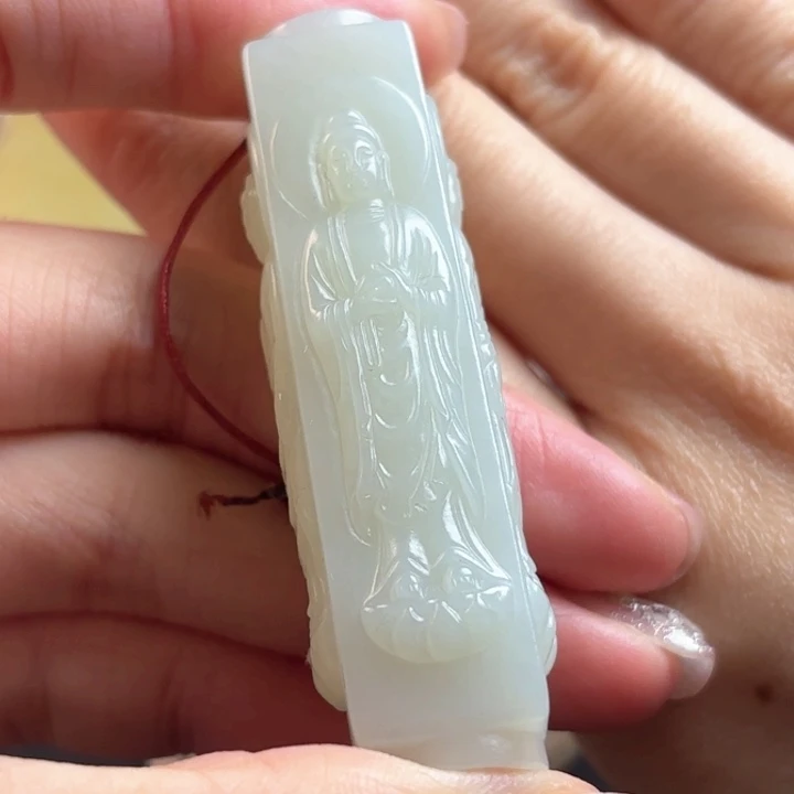 和田玉挂件未镶嵌人**意