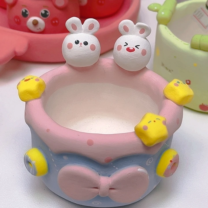 ᐝ***࿐兔子花盆985。