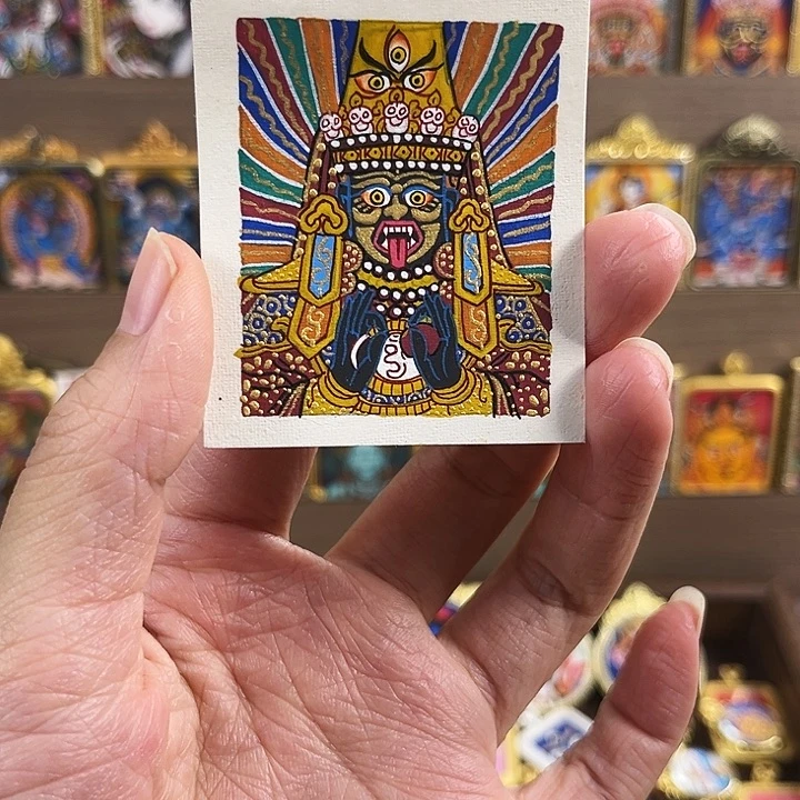 哞***哞吊坠唐卡单卡心6666