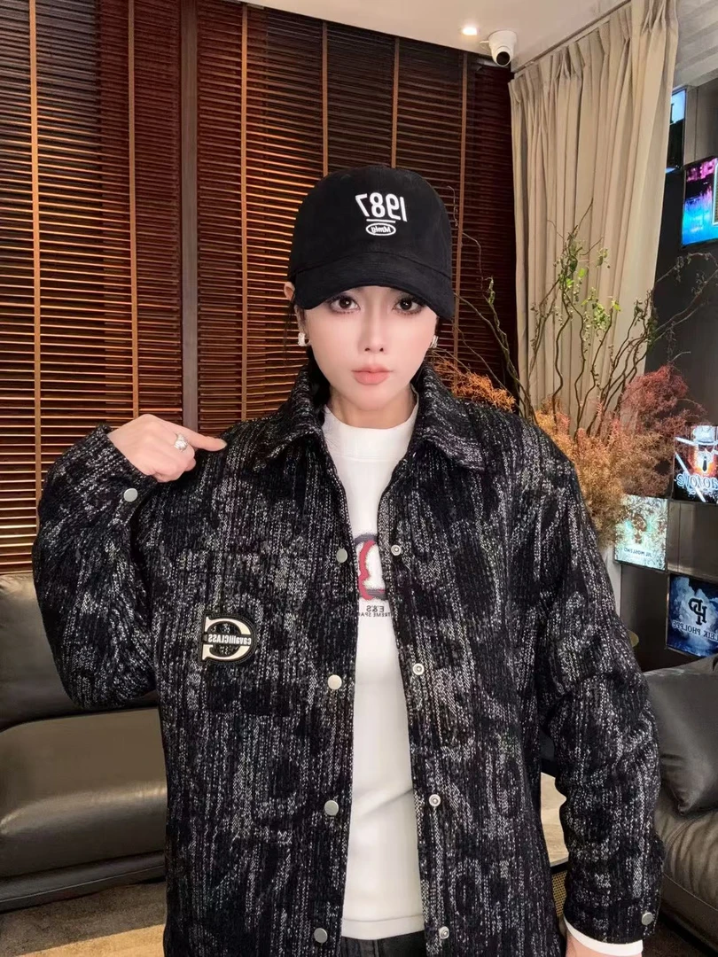 【JDKJ】冬潮品轻奢高端保暖休闲男款小香风羊毛白鸭绒羽绒服Y062