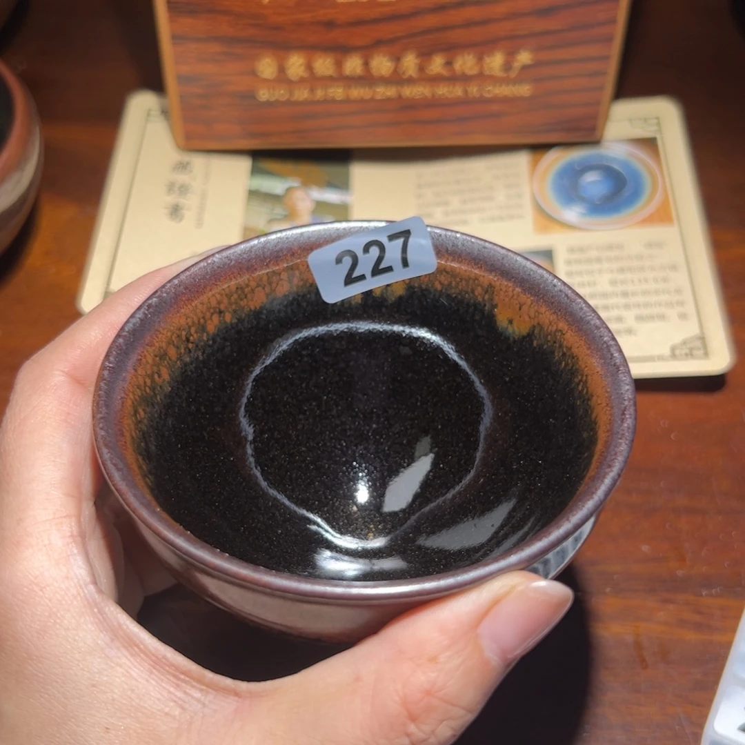 一***利茶盏全手工原矿原釉建盏