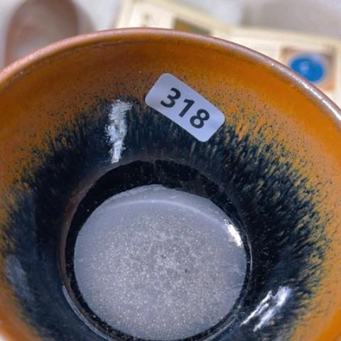 茶盏原矿原釉柴烧建盏