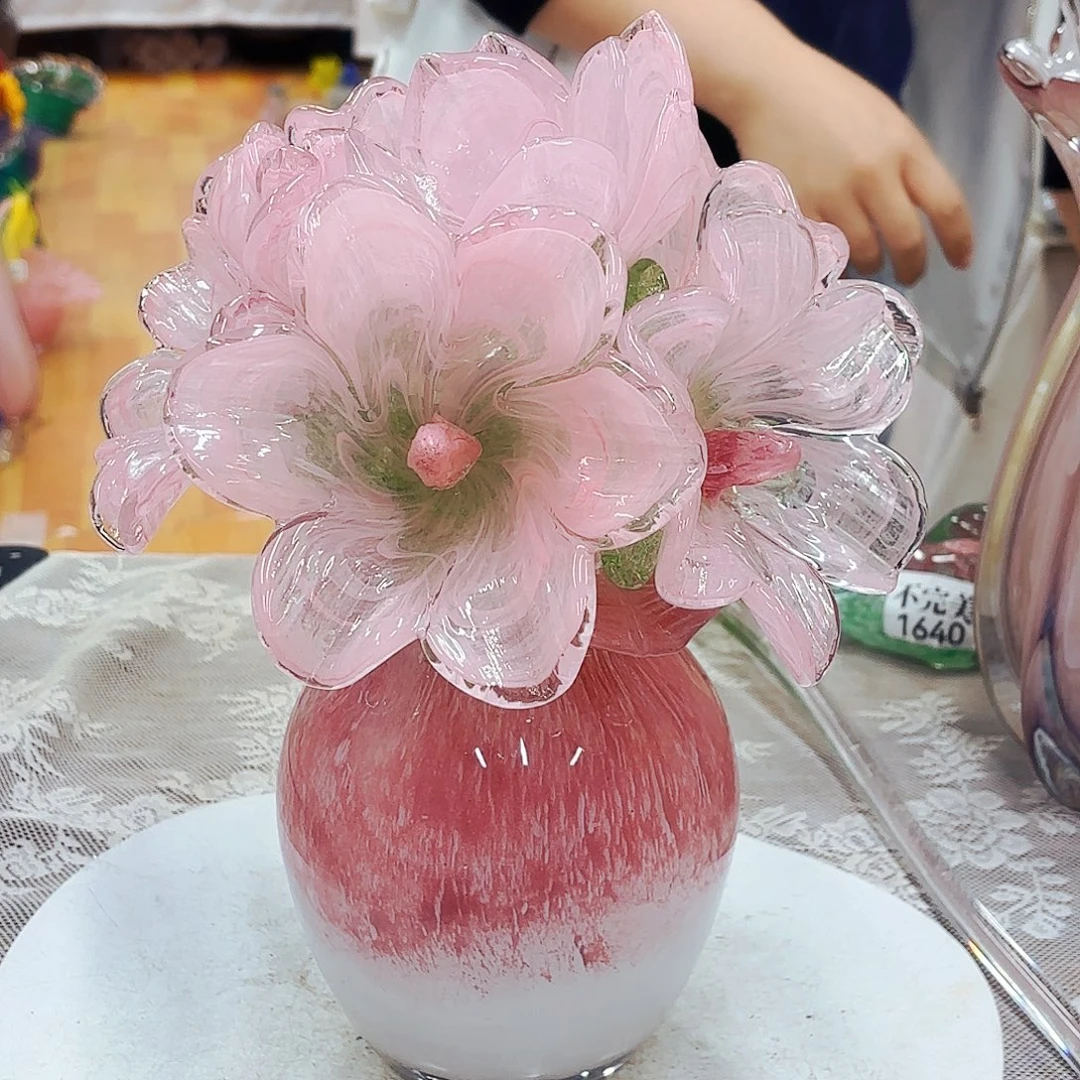 6花1瓶琉璃花瓶花器艺术品