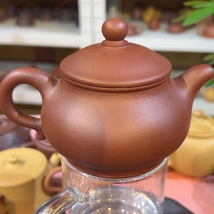 紫砂茶案精工潘壶260cc