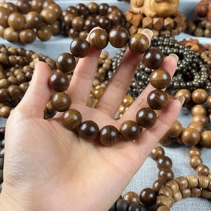 木老山檀1.5单圈手串