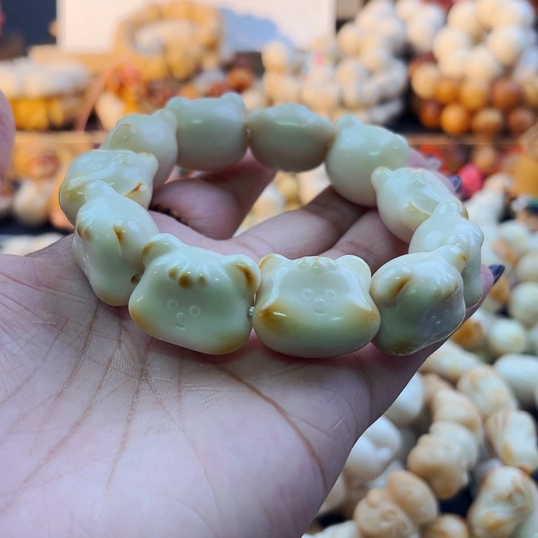 手串菩提根/象牙果可爱熊