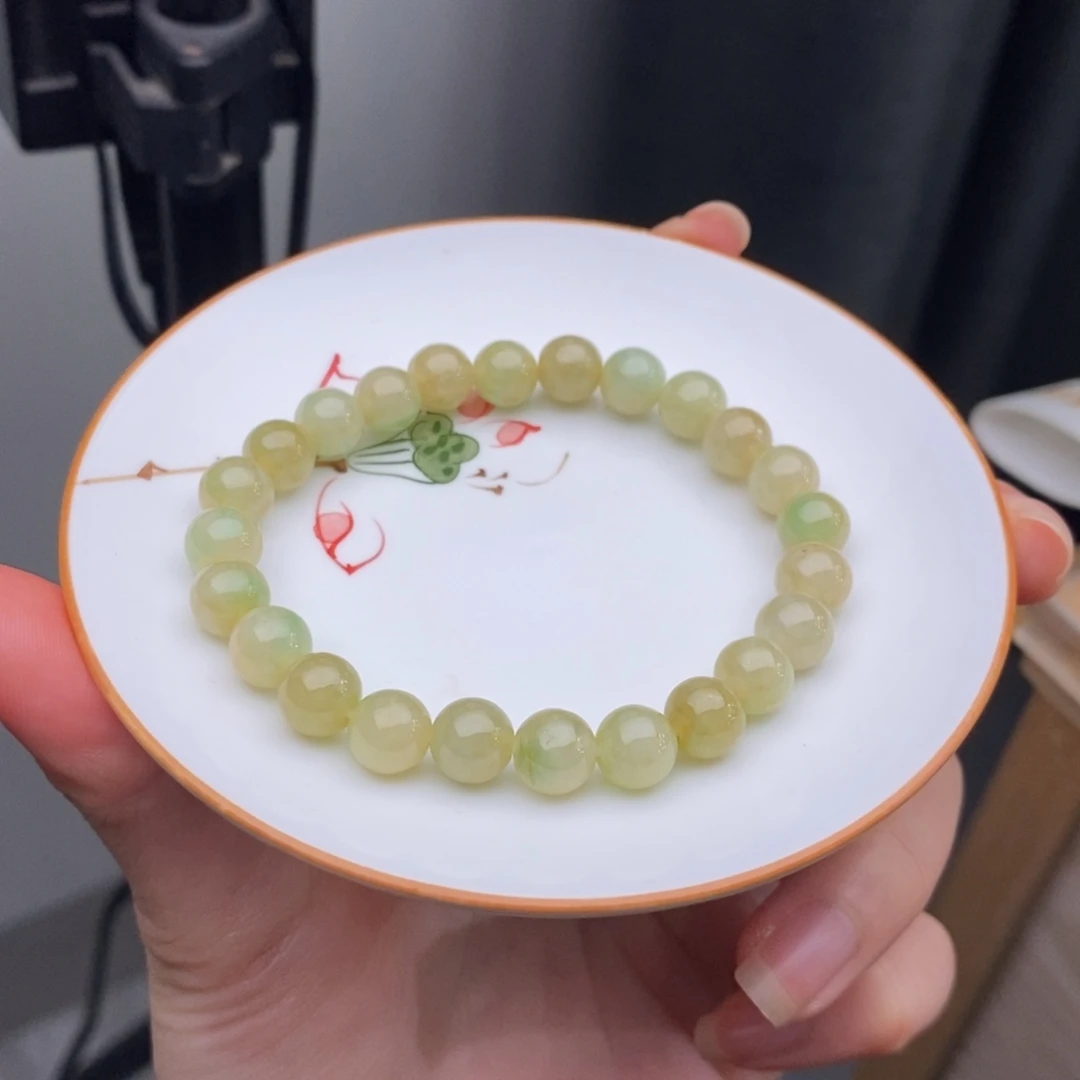未镶嵌手链翡翠翡翠y1839 卡7.6