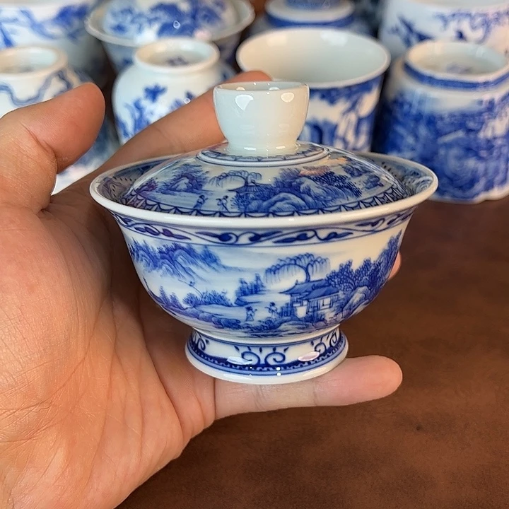 瓷片景德镇全手工手绘陶瓷