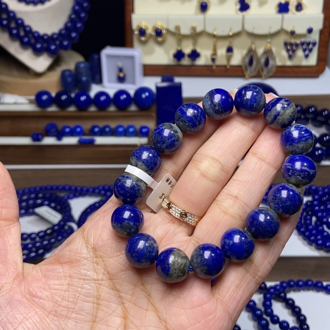 青金石未镶嵌12.5mm福利手串