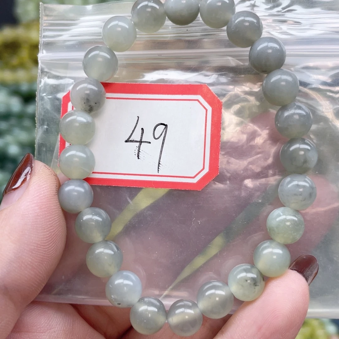 未镶嵌蛇纹石玉手串