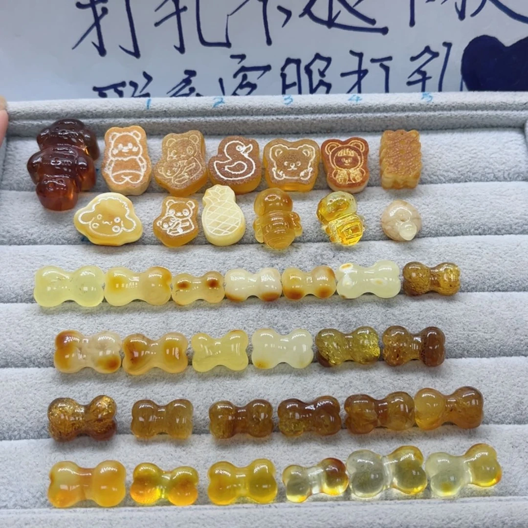 【闪购商品】琥珀裸石未镶嵌?****?天然琥珀满一千送