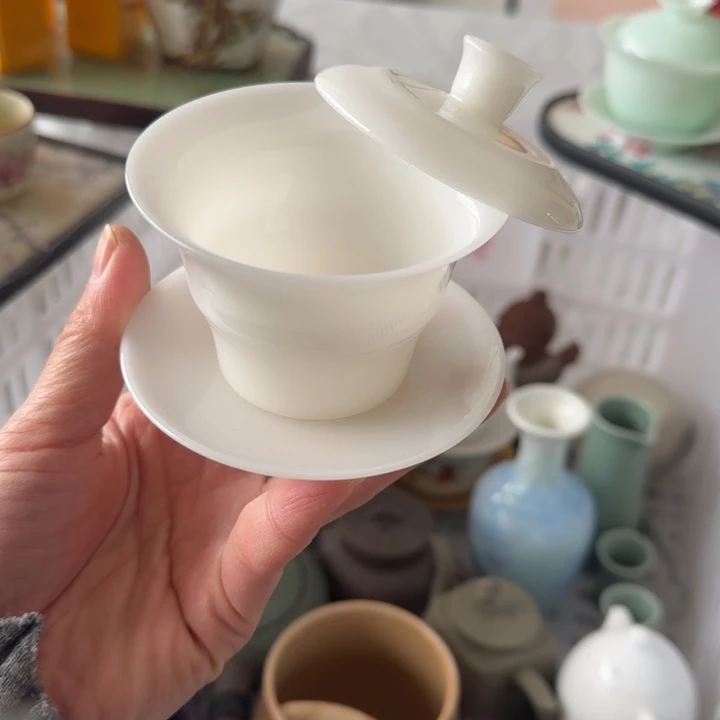 微瑕陶瓷茶具茶杯茶壶
