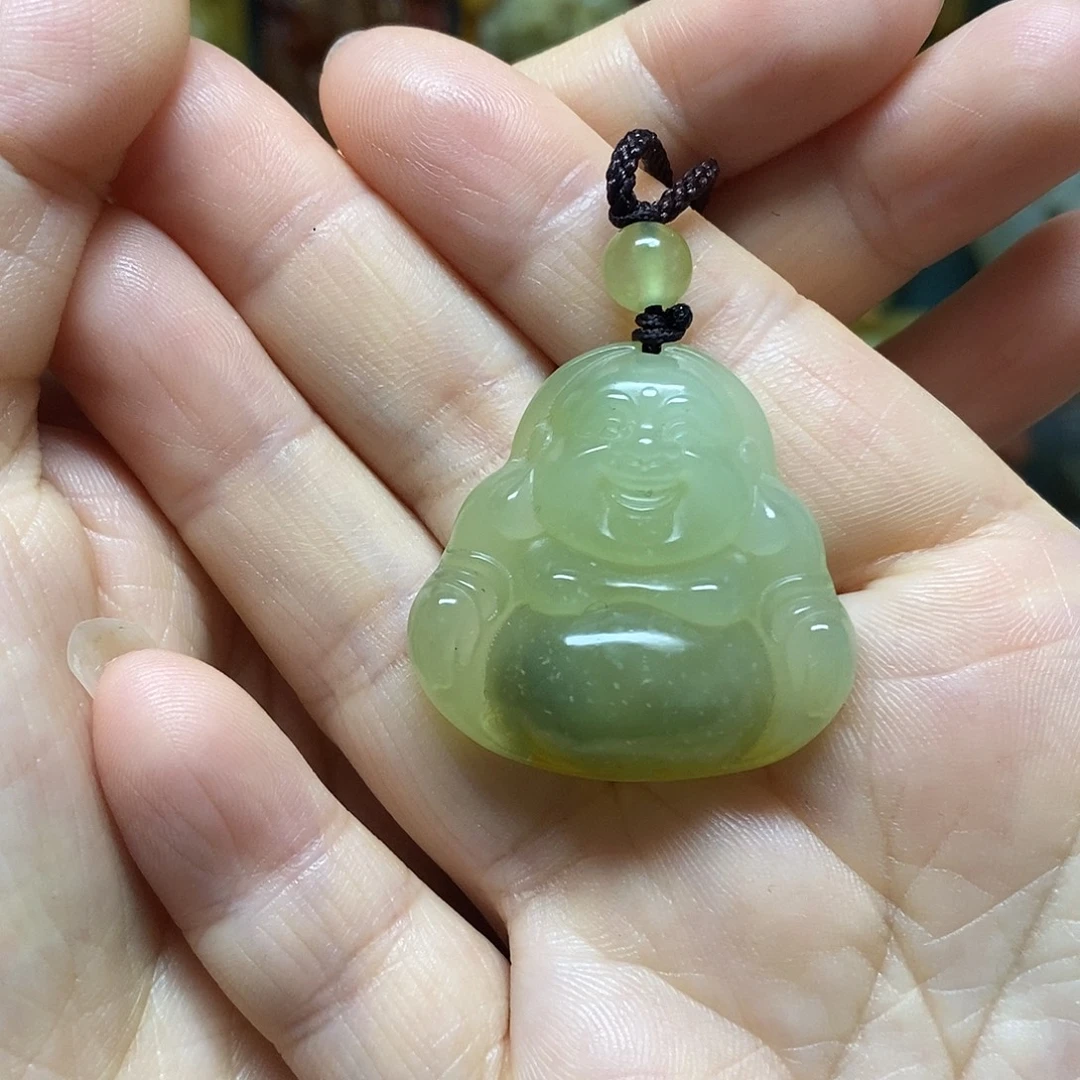 岫玉未镶嵌吊坠(赠链)