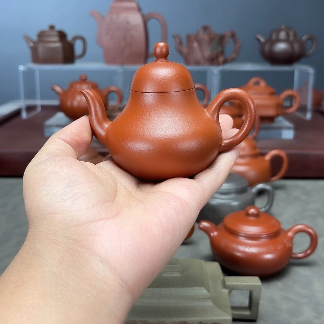 周***磊紫砂茶壶思婷150CC朱泥