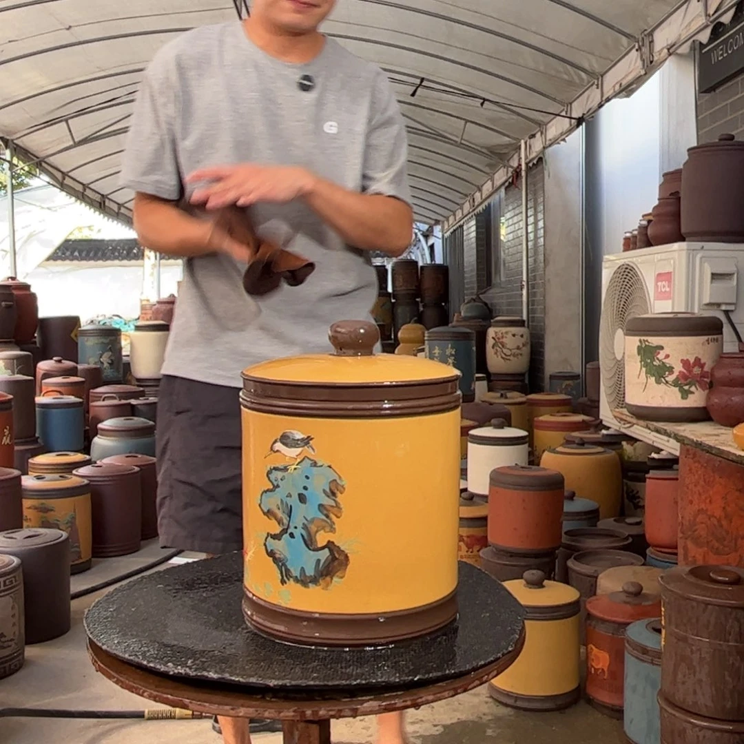 茶叶罐紫砂8 饼茶叶罐