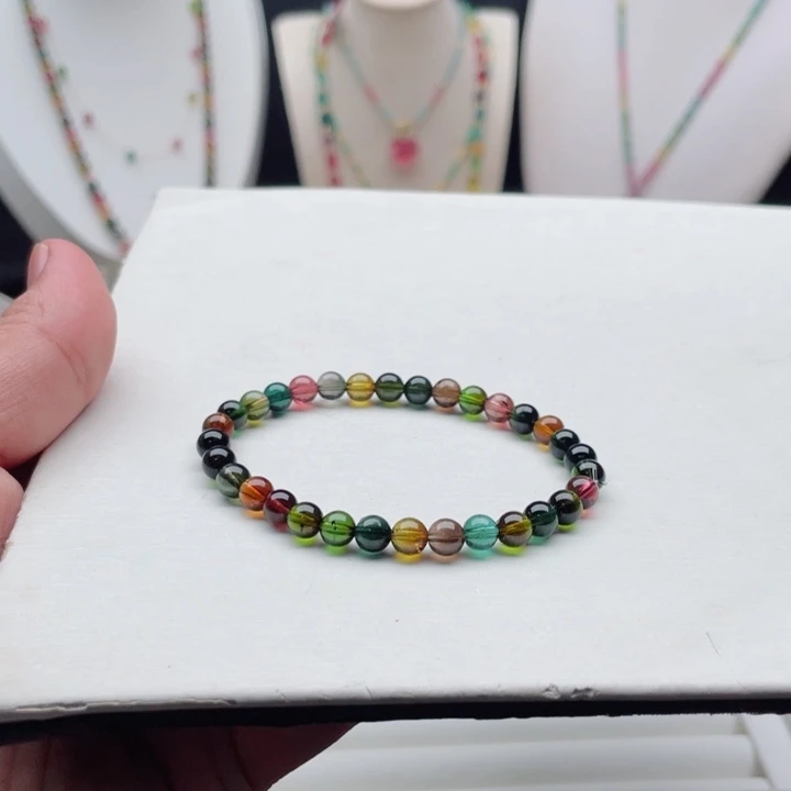 未镶嵌手链碧玺碧玺手链