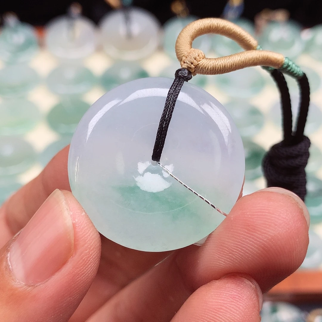 颈饰未镶嵌翡翠30.8-5.8mm