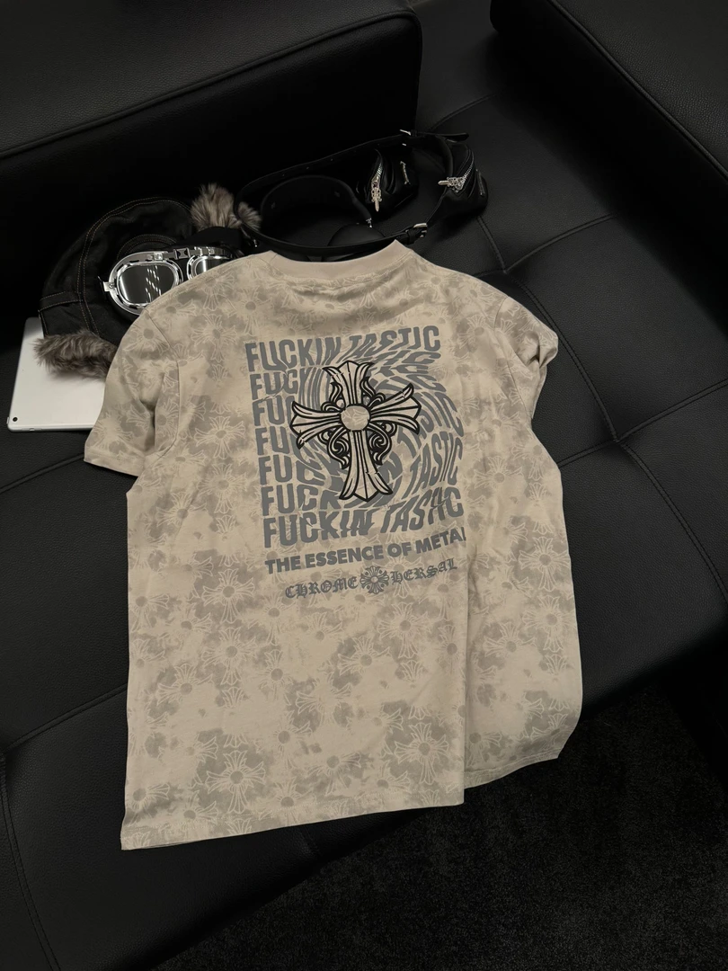 Rebornmoi【vivi老板娘】重工短袖印花休闲百搭T（男女同款）DX326