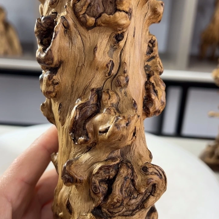 木石榴木榴疤茶桶笔筒