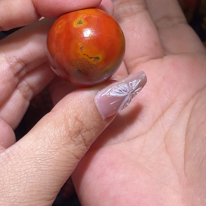 未镶嵌球玛瑙/玉髓磐*