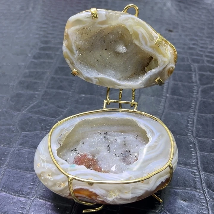 未镶嵌珠宝半成品水晶福利蚕丝盆