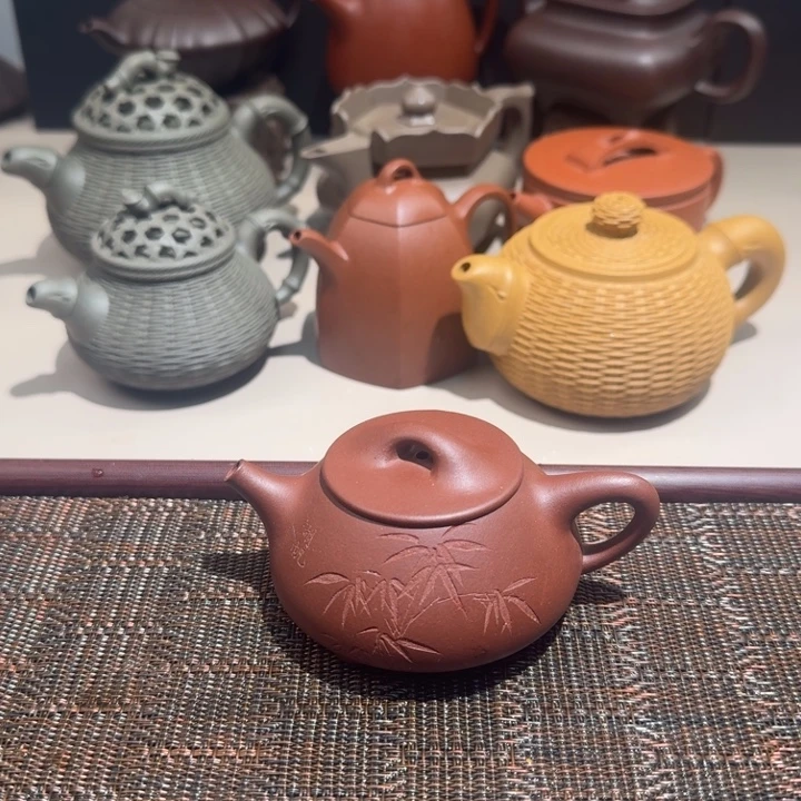 紫砂茶壶原矿底槽清景州石瓢