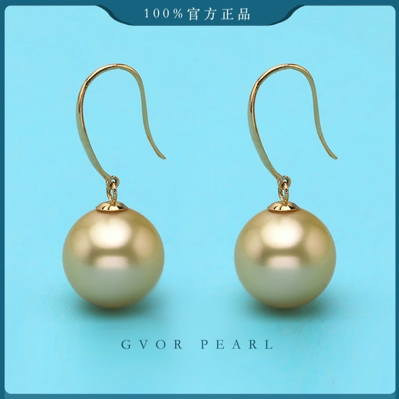 【源头】芈伽勒海水珍珠耳钩 10-11mm C030