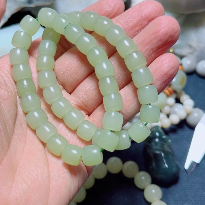 悟***默和田玉未镶嵌珠宝奇石