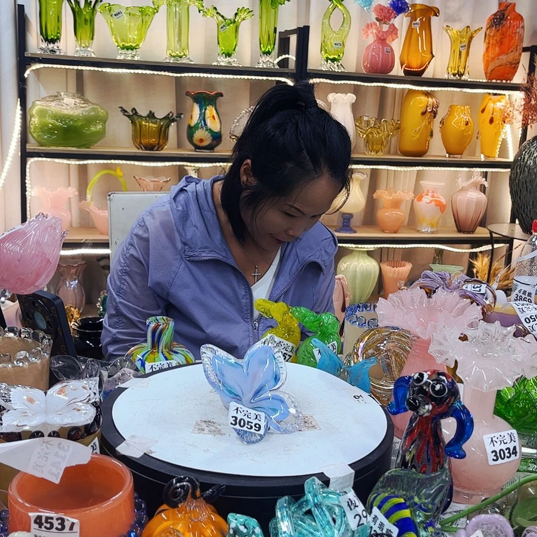 3059 家悦美居琉璃摆件不完美