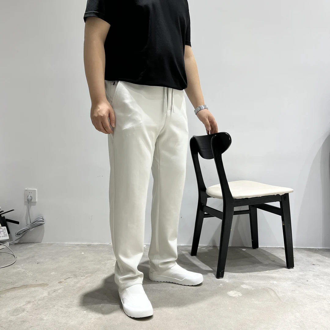 顺滑舒适|lu家soft夏日面料男士九分半休闲裤-5826