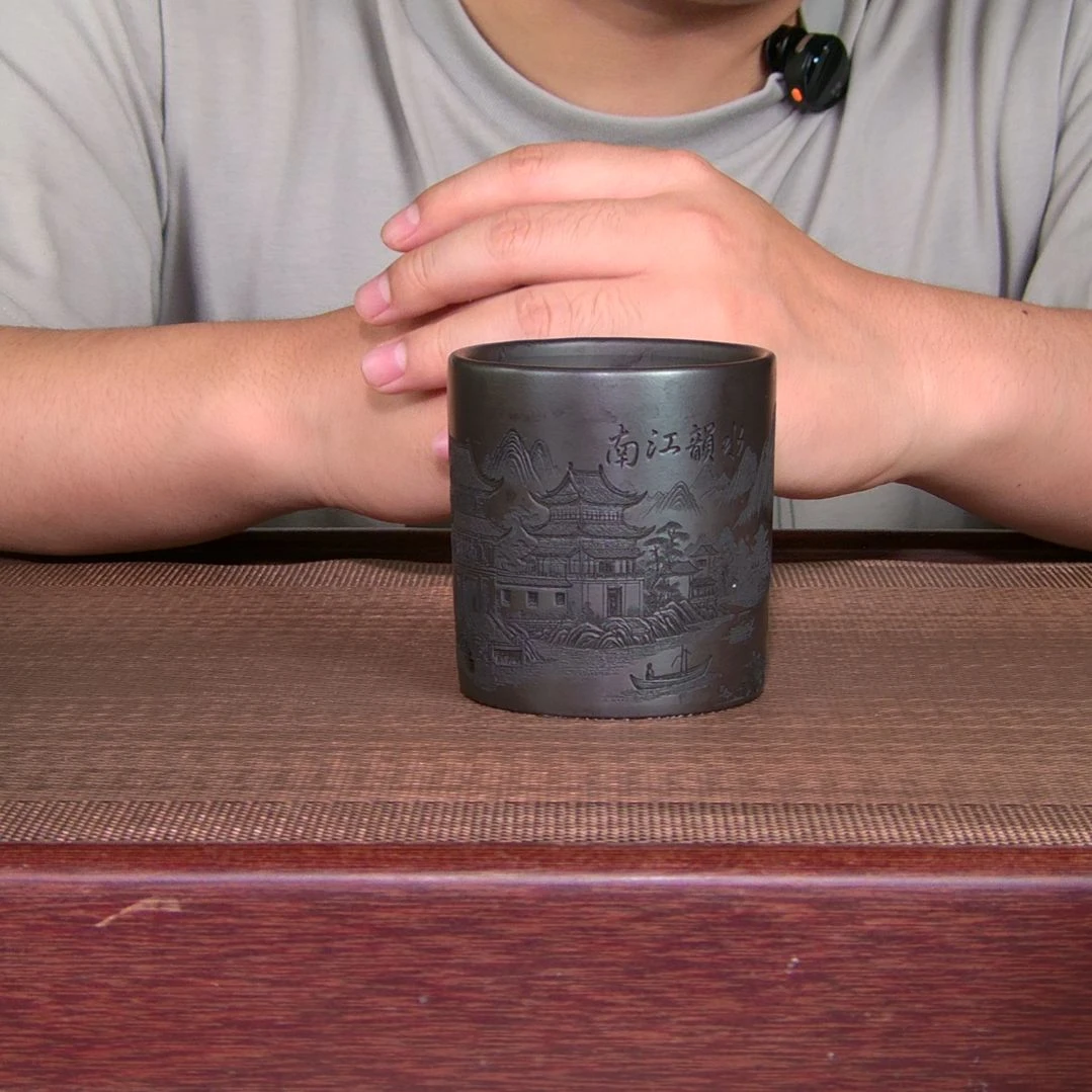 茶杯紫砂高货放漏