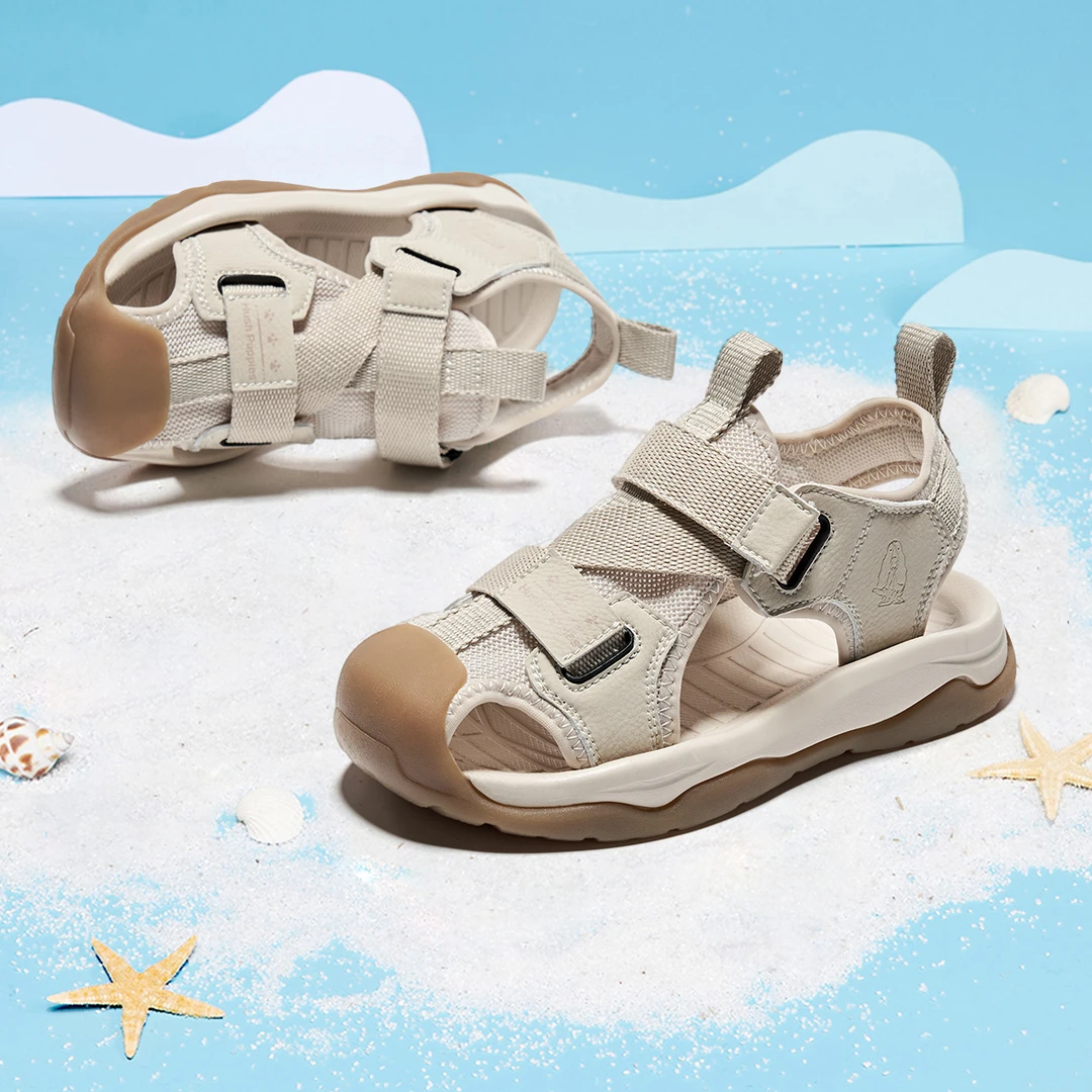 暇步士新款童鞋儿童沙滩包头凉鞋男女童凉鞋户外溯溪鞋夏季HP3217