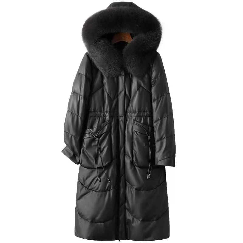 中长款连帽显瘦加厚冬季外套羽绒服YMT-11301