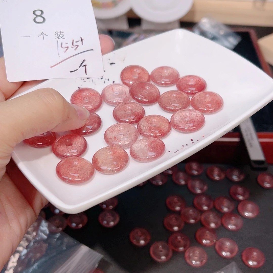 石英质玉珠宝半成品未镶嵌8