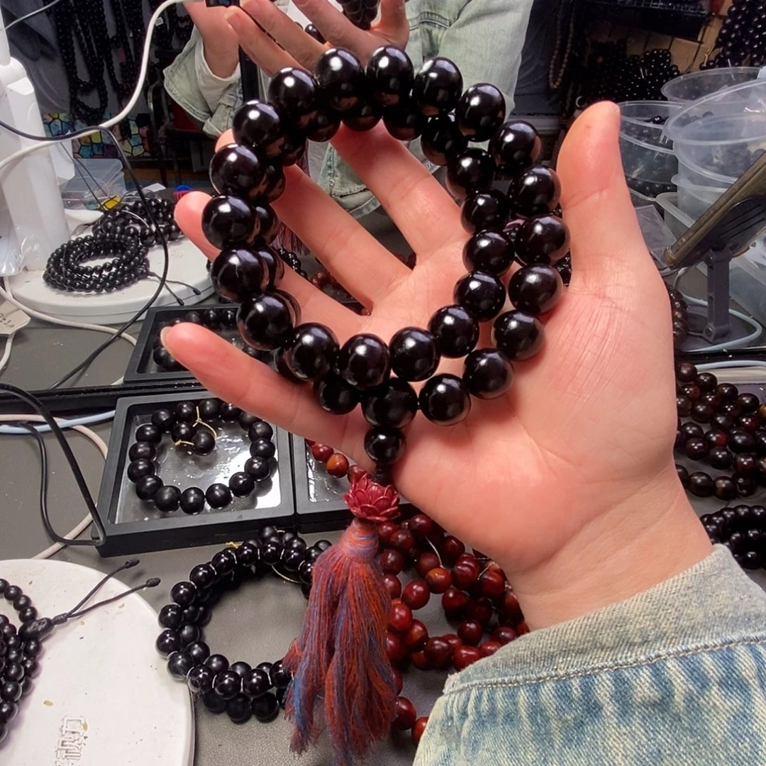 醉***語佛心果手串无患子手串流苏款