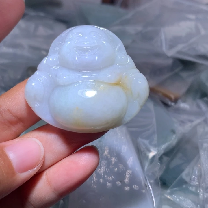 翡翠未镶嵌颈饰保真天然A货翡翠