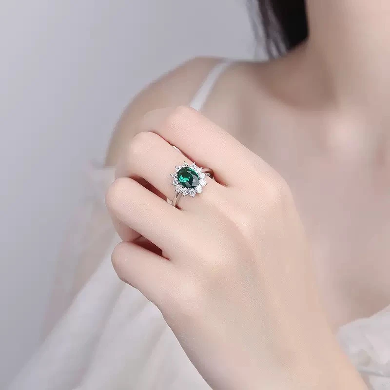 【碧玺】碧玺戒指高净体级s925镶嵌A161轻奢精致