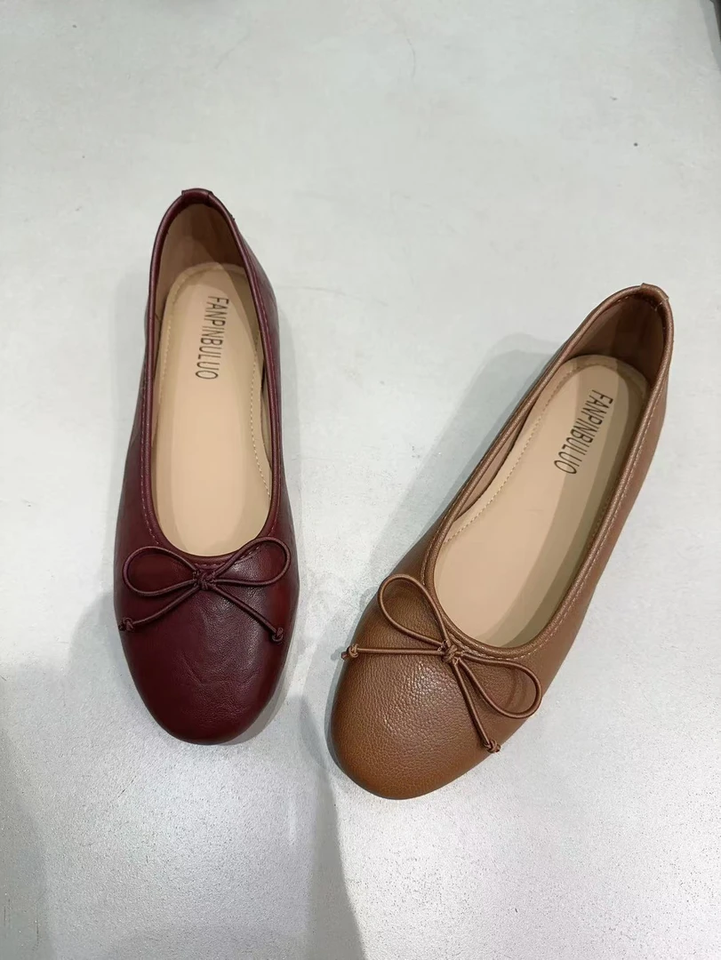 恩熙·A法式圆头舒适春季时尚单鞋女鞋168-1