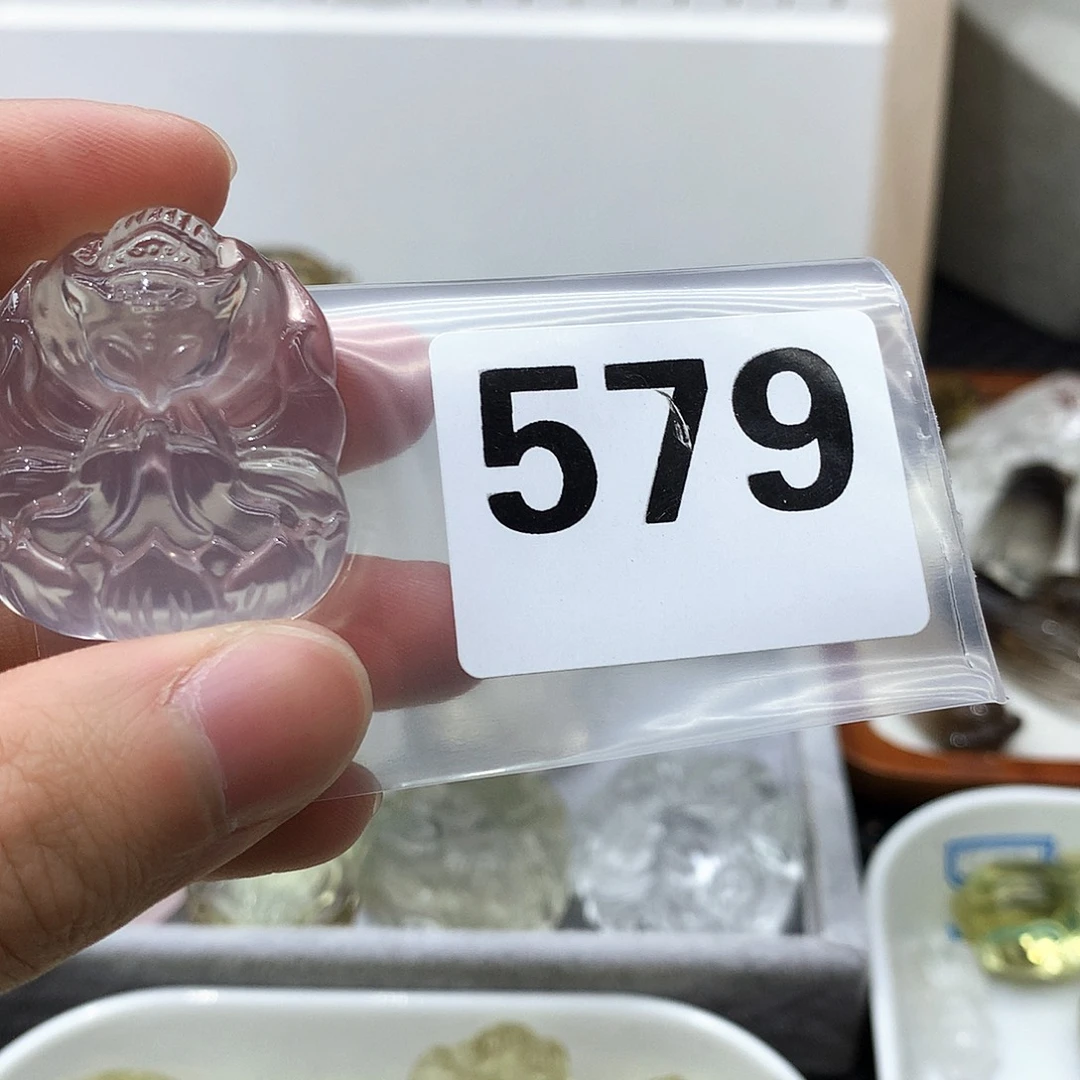 水晶颈饰未镶嵌挂件