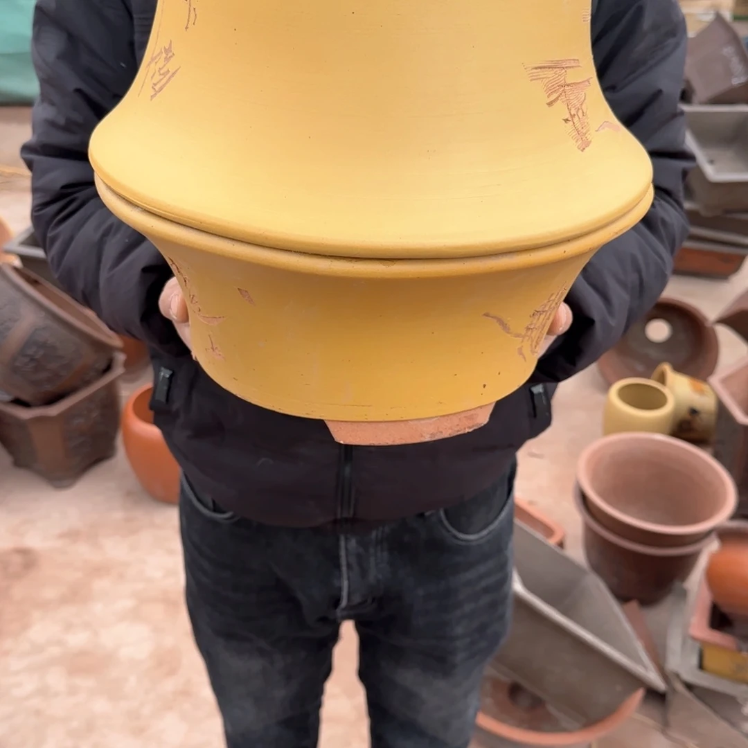 紫砂花盆口径27.12口径